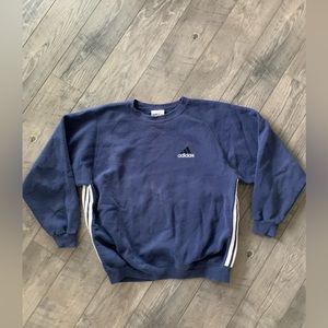 Vintage 90s adidas crewneck sweatshirt 3 stripes